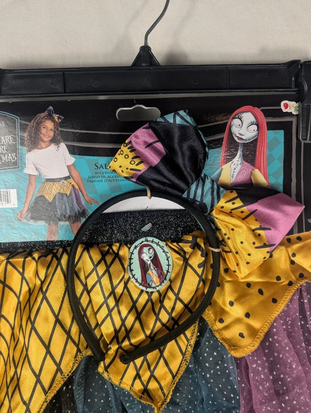 Disney Nightmare Before Christmas Sally Tutu Skirt Headband Set New